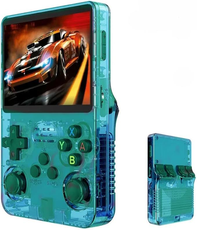 Open-Source R36S Handheld Game Console with 64GB/128GB for Retro Gaming