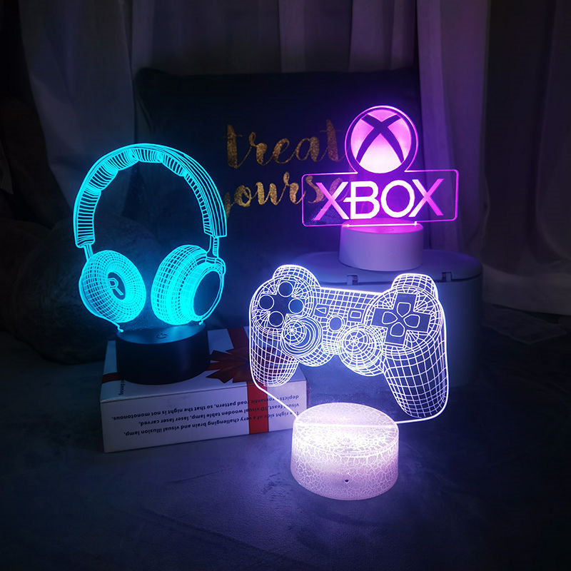 New 3D Visual Game Decoration Lamp