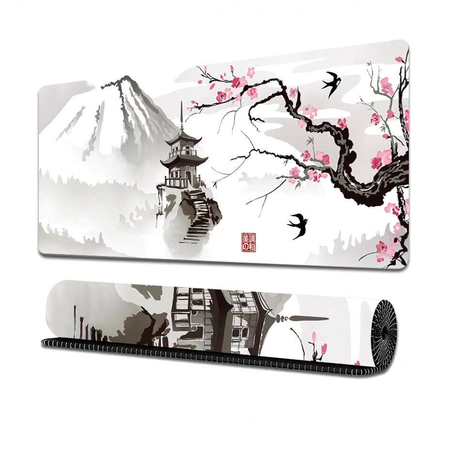 Plum Blossom Pattern Mouse Pad