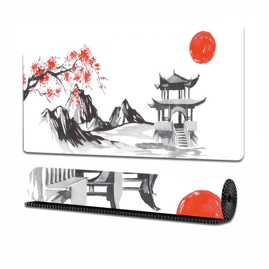 Plum Blossom Pattern Mouse Pad