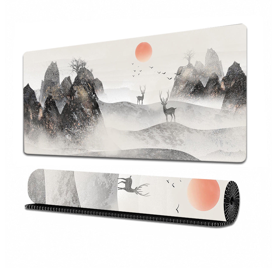 Plum Blossom Pattern Mouse Pad