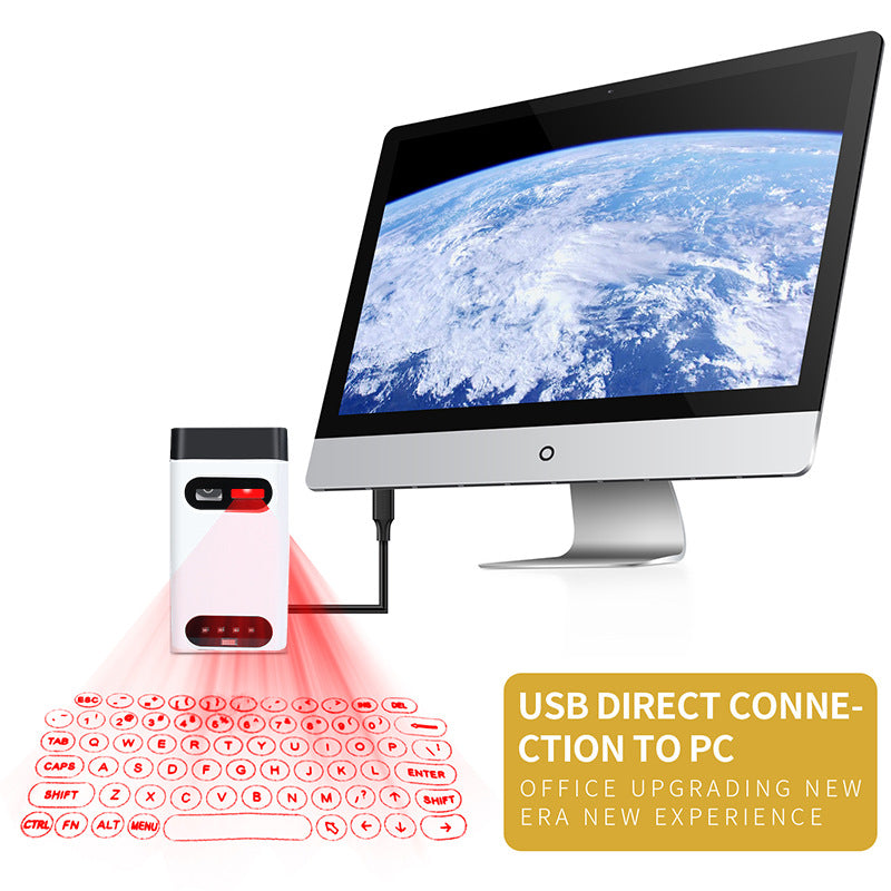 Laser Projection Virtual Keyboard Bluetooth Wireless