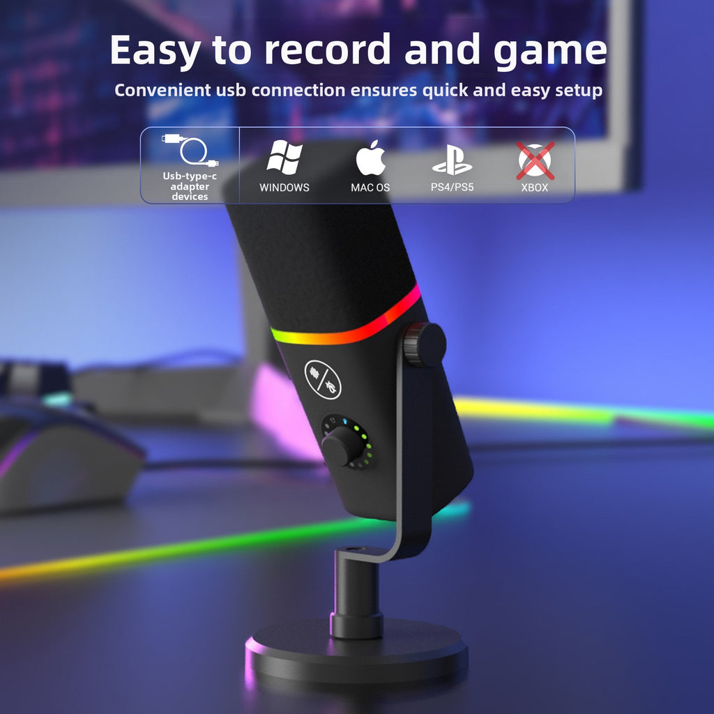 RGB Wireless Gaming Microphone