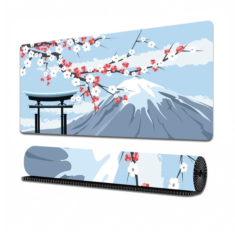 Plum Blossom Pattern Mouse Pad