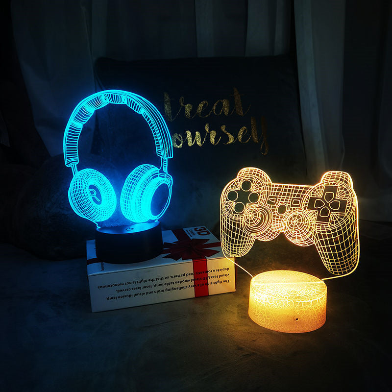 New 3D Visual Game Decoration Lamp