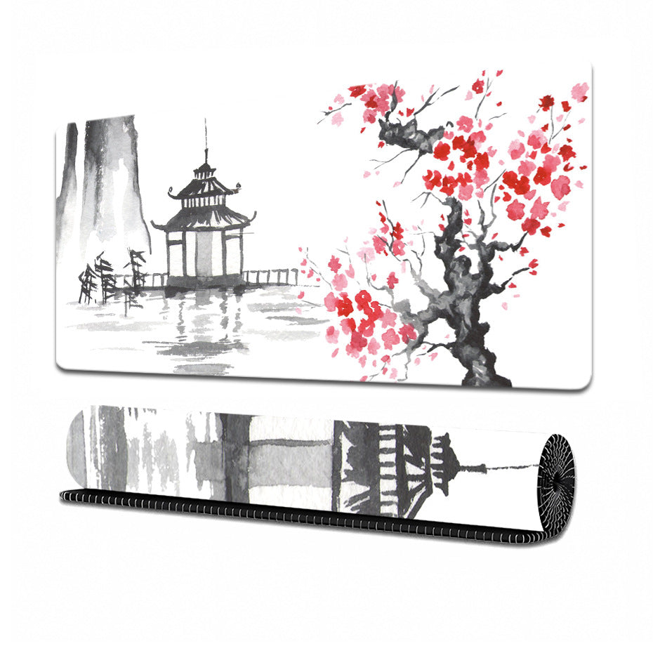 Plum Blossom Pattern Mouse Pad